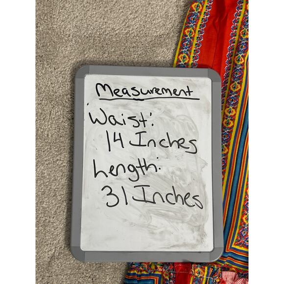 Women's Ruffle Midi Mixed Print Skirt Size Small? Gypsy Boho Festival Hippie - Picture 7 of 7